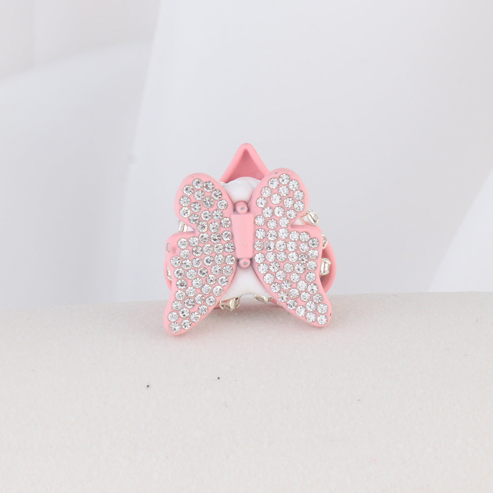 Wholesale Love Butterfly Polymer Clay Diamond Ball Straight Hole Beads